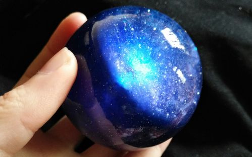 〔v米〕*给你宇宙* 滴胶星空球 咦这个球会发光