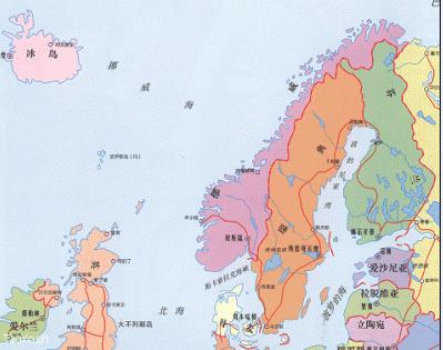 europe)是政治地理名词,特指北欧理事会的五个主权国家 :瑞典,挪威