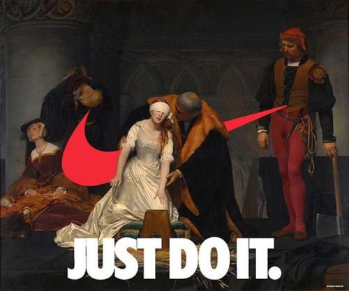 nike复古画报justdoit