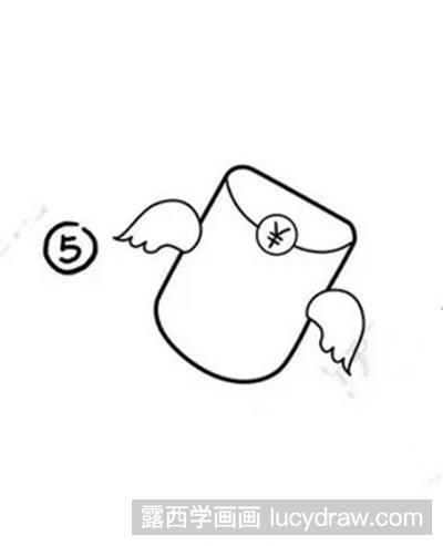 儿童画教程:教你画红包小天使