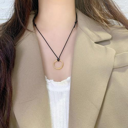 三生三世素圈包沙金戒指同款项链 镀18k金古法传承