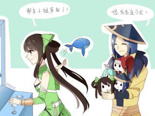 王者荣耀孙尚香刘备cp壁纸