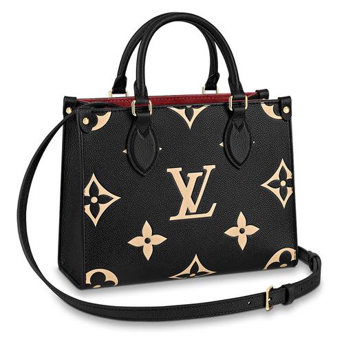 louisvuitton路易威登女包2021新款onthego小号单肩斜