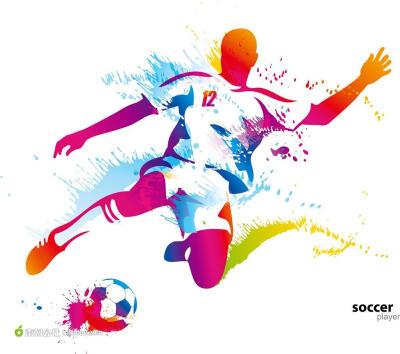 运动风足球女生头像