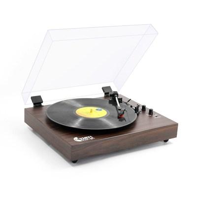 【慕子里】黑胶唱片机家用老式唱盘机复古留声机实木一体内置音响