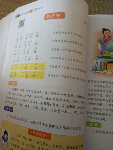 东盛小学一年六班钱梓滢家庭读书会《游子吟》