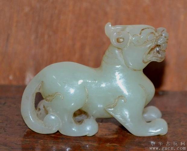 清代和田玉玉虎 - 中华古玩网 - 古董收藏,古玩收藏