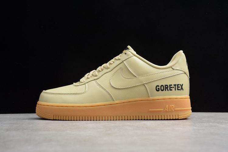 nike air force1 af1耐克空军一号低帮板鞋 米黄联名男鞋 ck2630-700