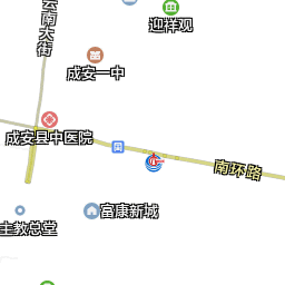 成安县卫星地图 - 河北省邯郸市成安县,乡,村各级地图