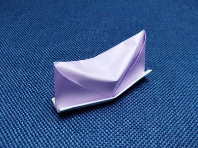 分分钟学会折船形帽