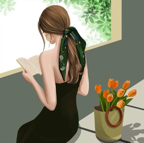 好看的手绘女生头像