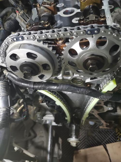 比亚迪f0正时链条安装图