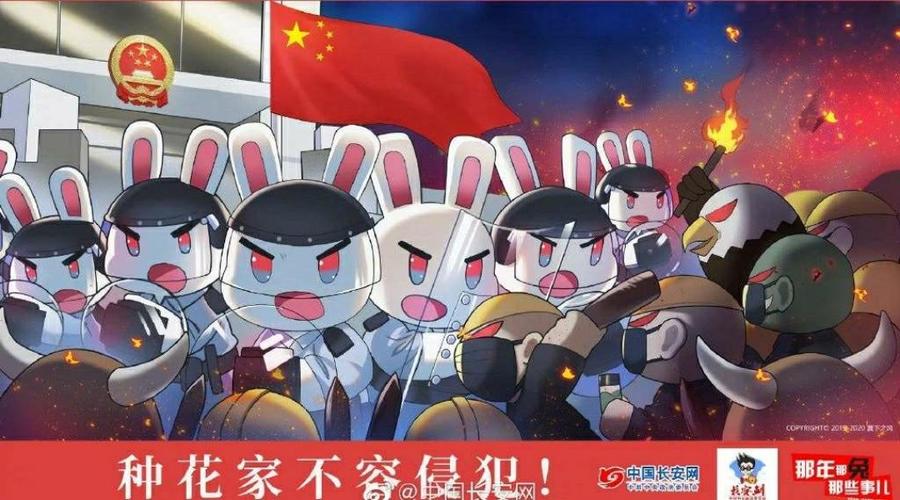 你们身后,有14亿兔子一起保卫种花家!国旗国徽,我们一起来守护!