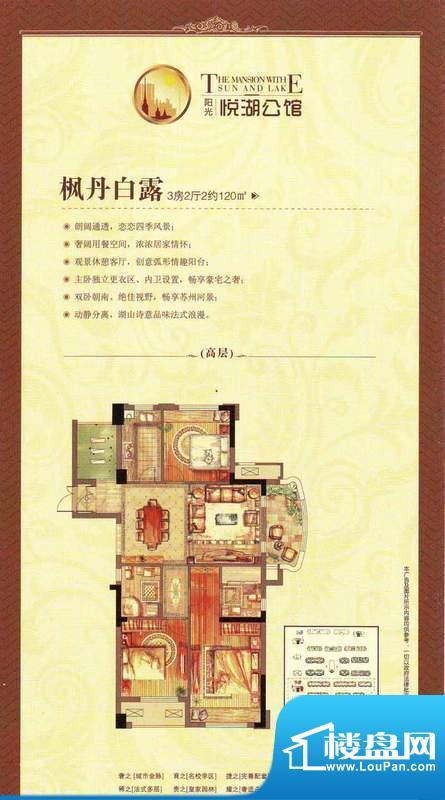 吴江阳光悦湖公馆户型图-吴江楼盘网
