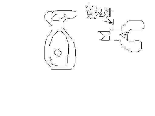 开瓶器的三个作用点:阻力点,支点,用力点.如下图