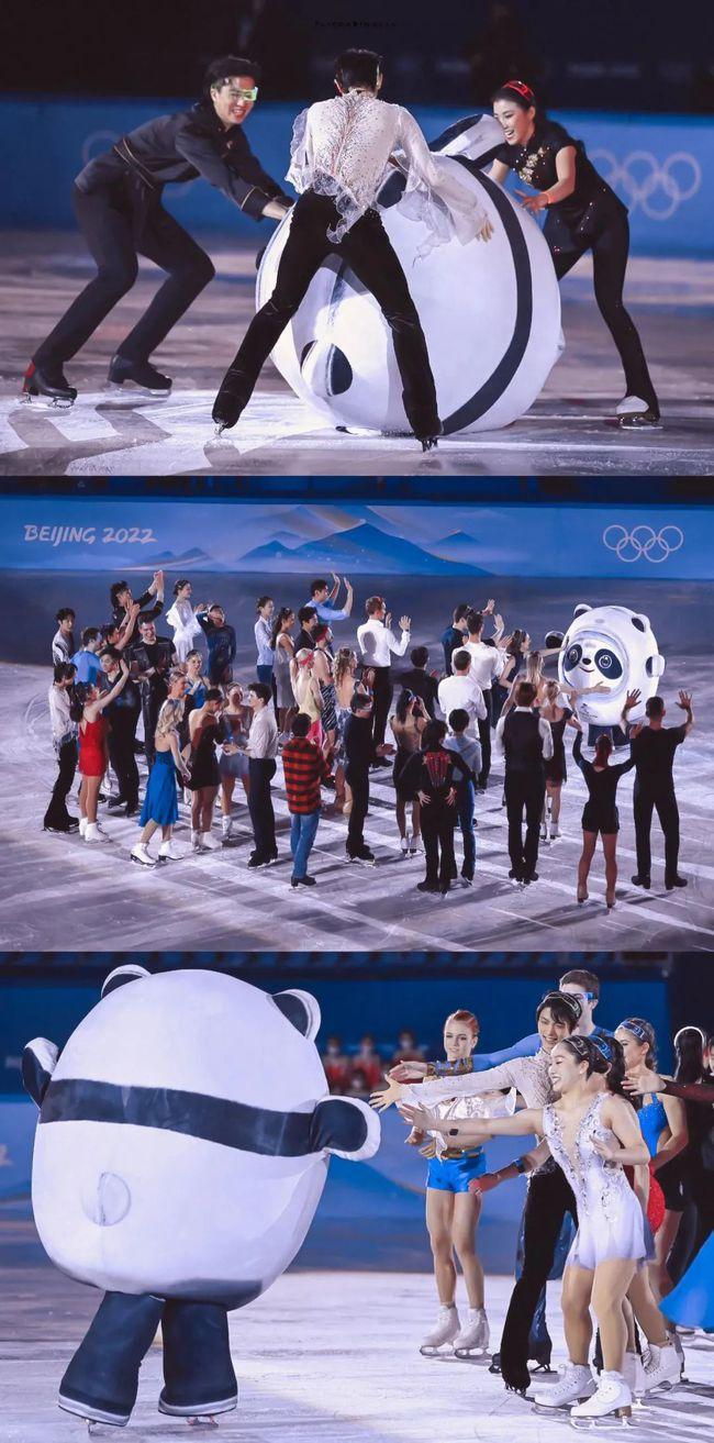 冰墩墩与羽生结弦互动上热搜!