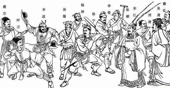 凌振的简笔画