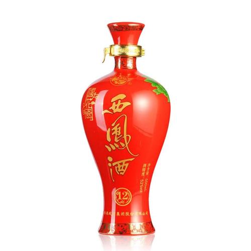 西凤酒国花瓷12年45度十二年凤香型白酒500ml6瓶