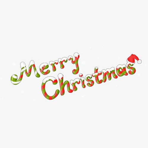 merrychristmas圣诞快乐字体