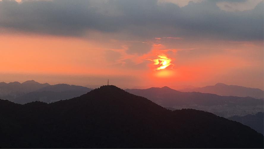 20170819梧桐山凤凰台日落