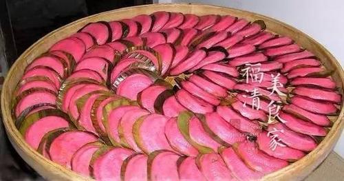 红粿是我们福建的特色小吃,更是节庆喜事必备的包馅果品.