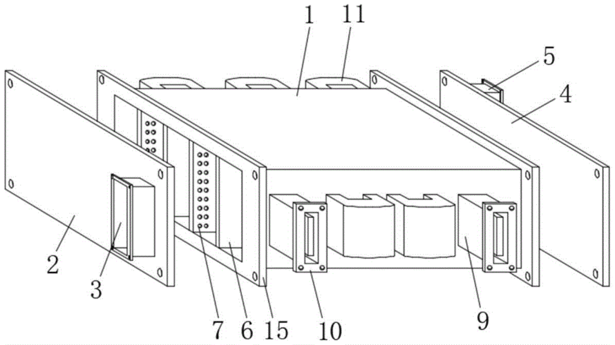 一种废旧电池回收用裂解气热回收装置