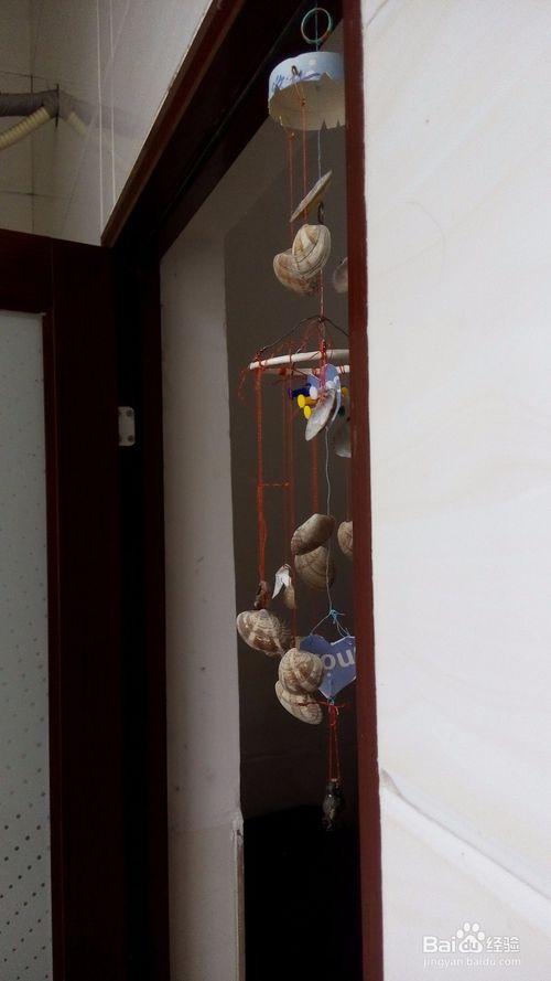 贝壳豆腐手工饰品制作,diy花蛤制作风铃