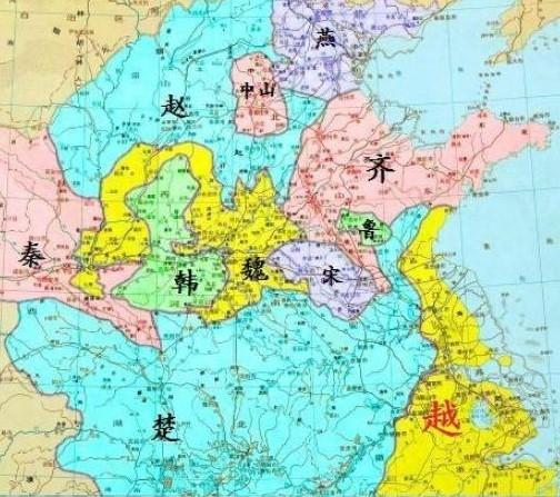 晋楚争霸时楚国为了牵制后方的吴国,帮助越国建立了相对稳固的国家