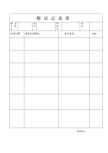 健康档案和随访记录表模版.pdf 2页