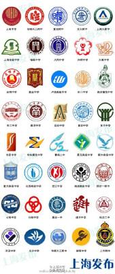 全国各高中校徽配图