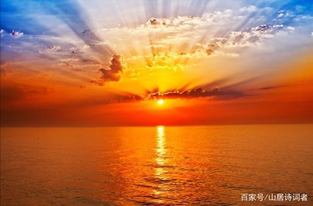 日出江花红胜火