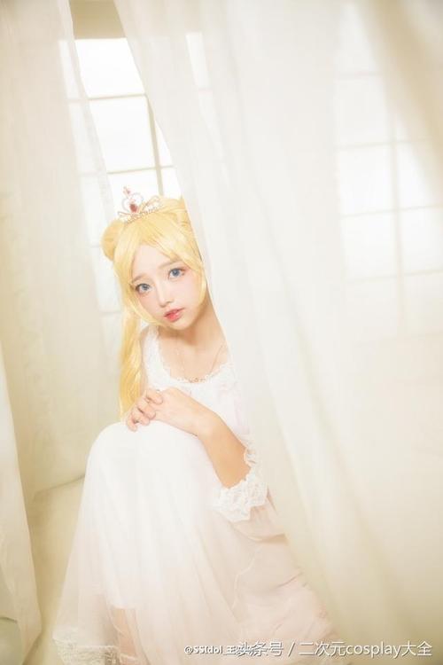 《美少女战士》水冰月cos,同人款睡衣笑容可爱治愈