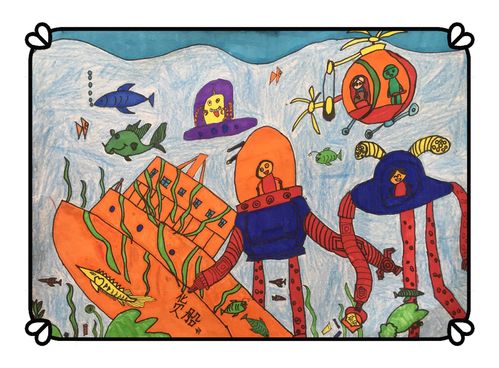 溢彩童心 点缀未来——新城小学绘画社团第一期作品