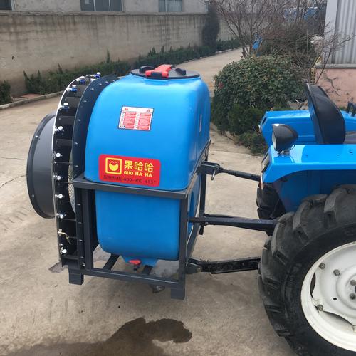 悬挂式风送果园打药机,拖拉机后置果树喷雾机,果哈哈