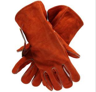 橙色皮手套