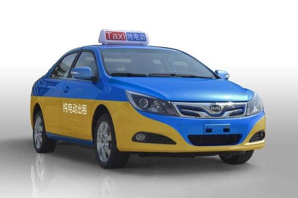 溧水区新增投放比亚迪e5新能源纯电动出租车初步拟定外观式样