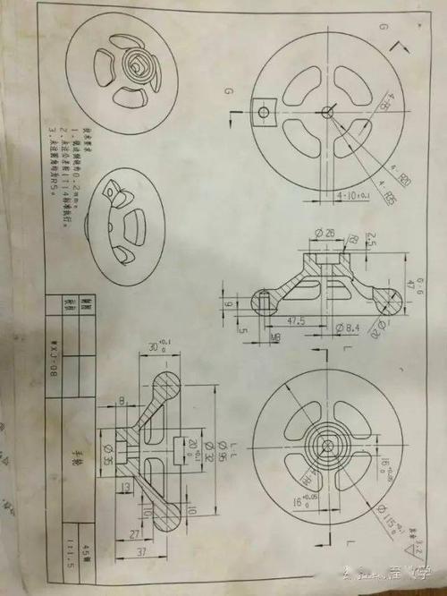 经典工艺数控加工图纸,练手的时候到了