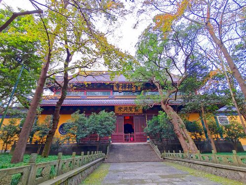 灵隐寺天王殿一一用荣耀手广角拍摄