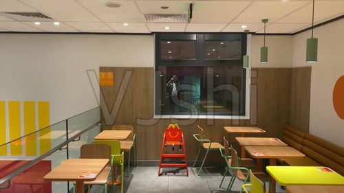 餐厅快餐店内部_3840x2160_高清视频素材下载(编号:)