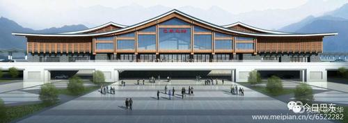 郑万高铁巴东北站效果图