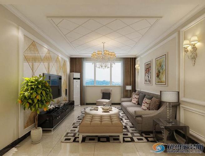 家庭欢迎的装饰之一,接下来,小编将为大家带来 4款菱形吊顶装修效果图