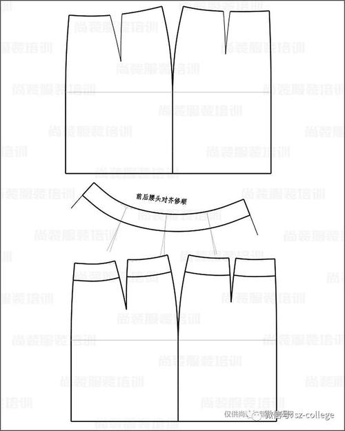 尚装| 平面制版 | 牛仔裙制版
