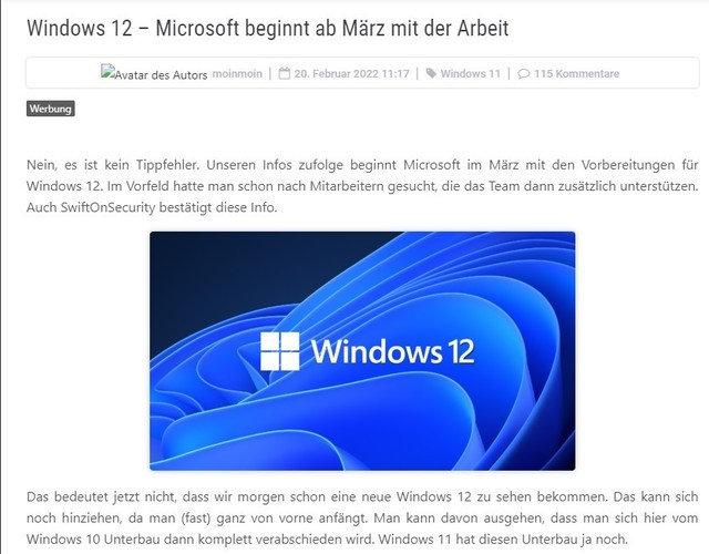设计大改曝微软下月开展windows12开发工作