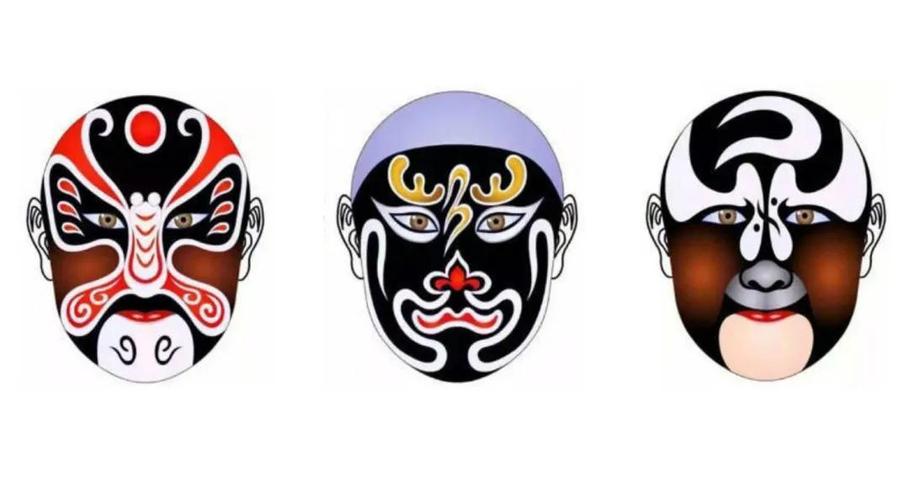 1,我们都知道包青天是以黑脸著称的,那么上面的脸谱中,哪个才是包公呢