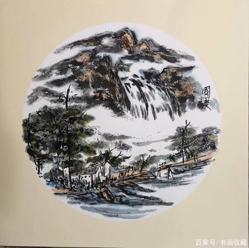 当代著名画家张国庆山水画作品欣赏