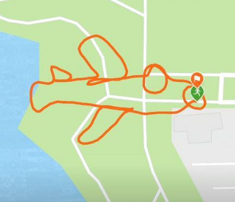 跑步心形图怎么跑创意跑步轨迹图绘画教程