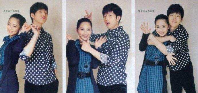 帅气井柏然,可爱杨紫甜密照