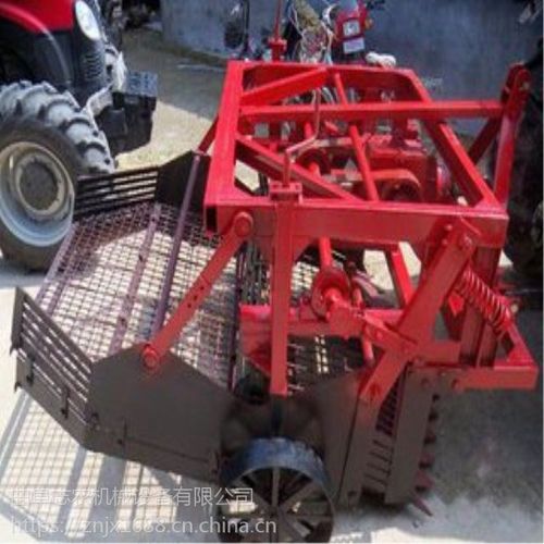 570kg鱼腥草药材挖掘机_志农药材挖掘机厂家