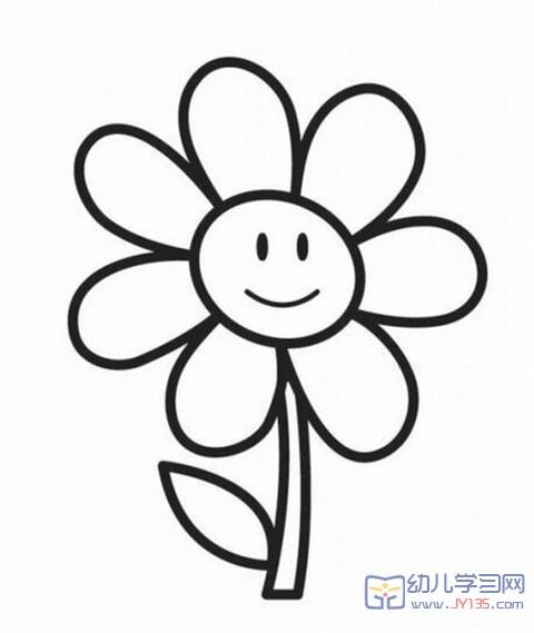 小班花朵简笔画 简笔画图片大全-蒲城教育文学网