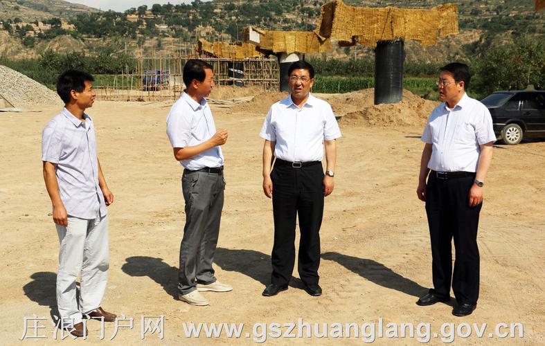 庄浪县委书记陈铎督查指导阳. - 庄浪-平凉市人民政府